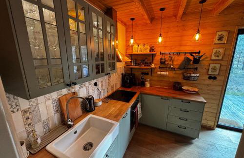 Bór i Woda - klimatyczny, drewniany dom w sercu jezior i lasów - Foto 27