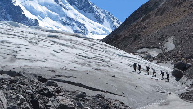 Paysage du glacier Cagliero