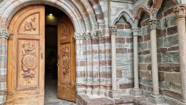 Uma das entradas do complexo