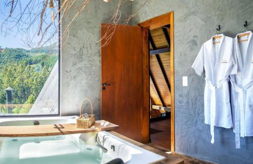 Chalé romântico super privativo com hidro e café - Photo 37