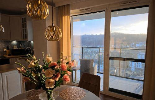 Golden Sky 17 pietro, taras z widokiem na Aquapark - Photo 15