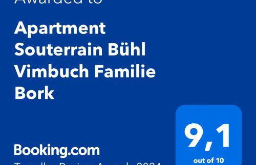 Apartment Souterrain Bühl Vimbuch Familie Bork - Foto 30