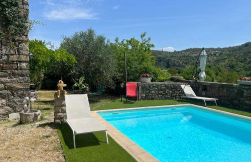 Maison de vacances avec piscine privée, Ardèche, Le Mas de Jallet, proche les Vans, Les Assions - Foto 22