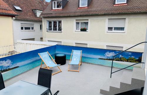 Schönes Apartment Terrasse 2P. Stadtnah Würzburg WLAN - Foto 6