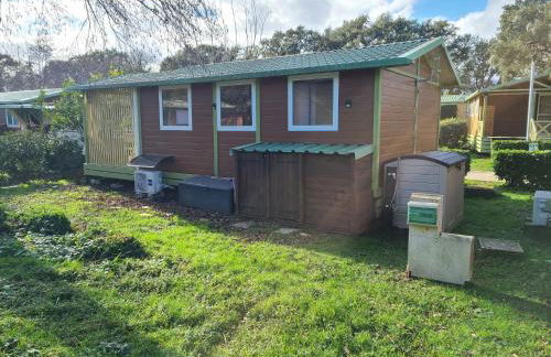 Chalet en bois climatisé À 300 m de la plage Marina di Sorbo 6 personnes - Foto 6