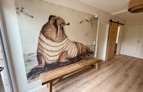 Deichkoje12 Deck 1 EG direkt am Eiderdeich nur 7 km bis zur Nordsee und 20 Min bis Sankt Peter Ording - Foto 4