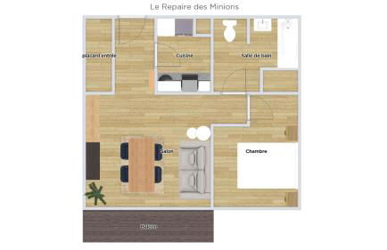 Le Repaire - 10min Disney - Familial - Centre Ville - Foto 7