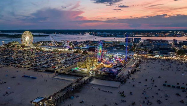 Ocean City at sunset