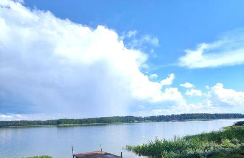 Domek lubiana180 SCANDI wśród drzew JACUZZI SAUNA KOMiNEK i TARAS na dachu jezioro Kaszuby Pieski tylko do 10kg za dodatkową opłatą - Foto 62