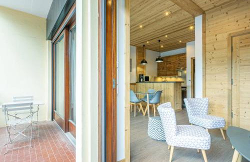 Grand Studio cabine, balcon, parking, centre La Clusaz - FR-1-437-85 - Foto 11