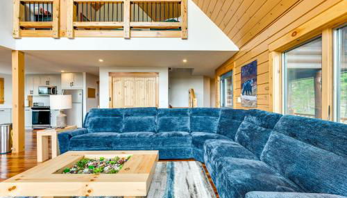 Mtn-View Deck Scenic Conway Log Cabin! - Foto 5