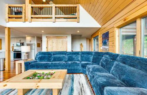 Mtn-View Deck Scenic Conway Log Cabin! - Foto 5