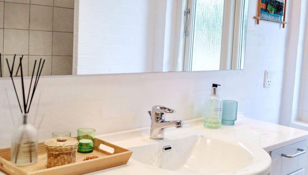 Stylish Holiday Home in Ålbæk near Beach - Foto 3, Baño