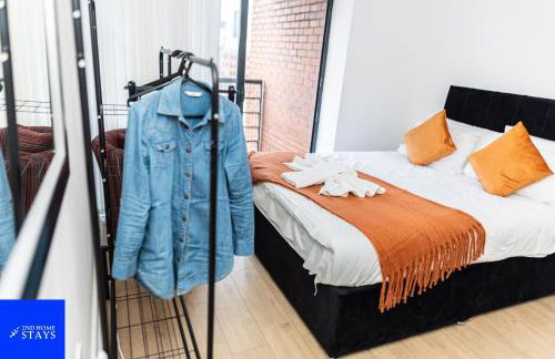 2ndHomeStays-Digbeth-B12 I Large Stylish 2-Bed Apartment I Ensuite I Sleeps 6 I Free Parking & WiFi I Perfect for Work Stays, Relocations & Holiday I Near Birmingham Project Sites & Attractions - Foto 25