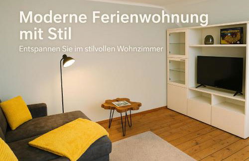 Traumhafte Wohnung mit Balkon & Flussblick in Neckarsteinach, 15km Heidelberg - Foto 2