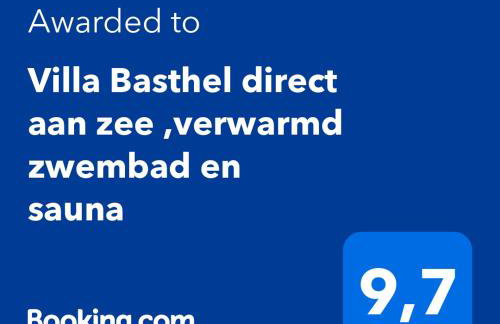 Villa Basthel direct aan zee ,verwarmd zwembad,sauna en garage - Photo 3