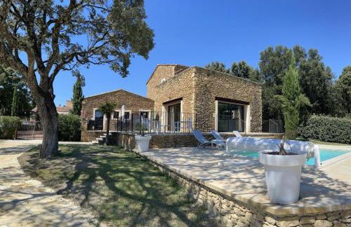 Belle villa avec piscine intérieure et piscine extérieure Gite Les Aiguiers - Foto 14