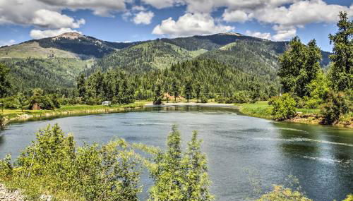 Private 2-Acre Retreat with MTN Views, Walk to River - Foto 2