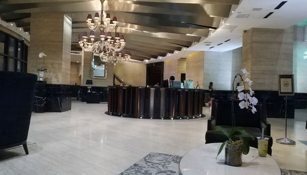 Zona de estar del vestíbulo