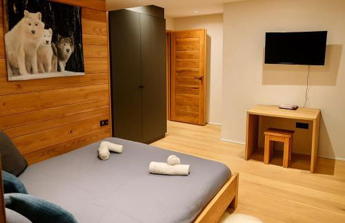 Le Chalet 138 Megève séjour pour 8 confort espace charme calme - Foto 11