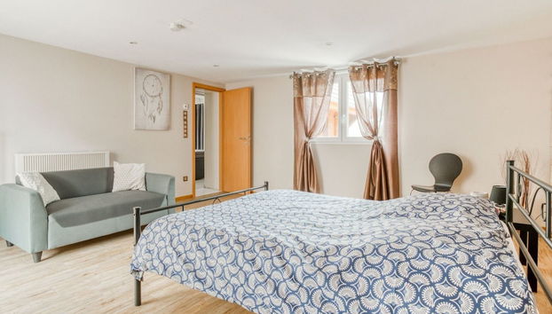 Swanky Cottage in Saasenheim With Balcony - Foto 2, Habitación