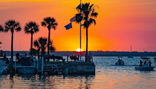 Coucher de soleil sur Fort Lauderdale