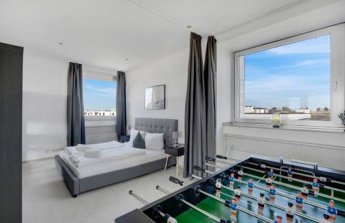 Penthouse 232QM, 12 Personen, Whirlpool, Terrasse, Parkplatz 25min bis Düsseldorf Messe - Foto 18