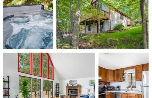 Modern Chalet w Hot Tub, Large Deck, Grill & WiFi - Foto 1