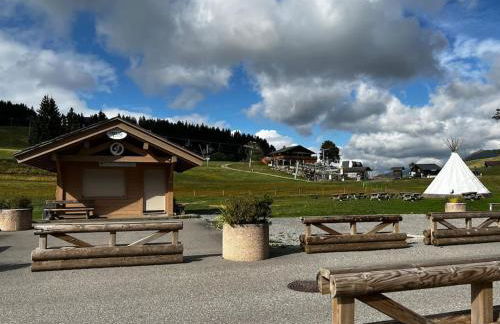 Appartement domaine la Clusaz Manigod avec terrasse sur les pistes de ski - Photo 24