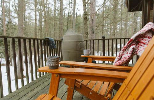 ADK Forest Cabin near Lake Placid with Hot Tub and Ice Bath - Foto 4