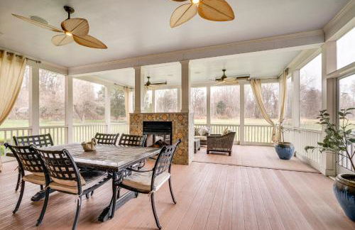 Game Rooms and Gym! Luxe Great Falls Estate - Foto 38