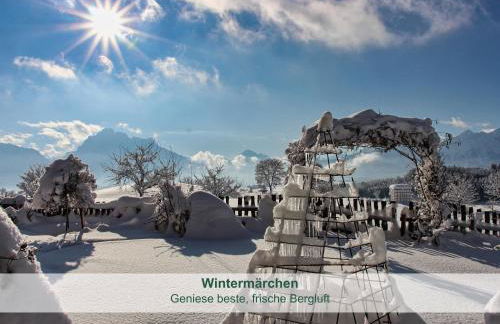 Chalet - Ferienwohnungen - Biohof Stöger - Panoramasüdbalkon - grandiose Aussicht auf See, Berge und Schloss Neuschwanstein - Foto 29