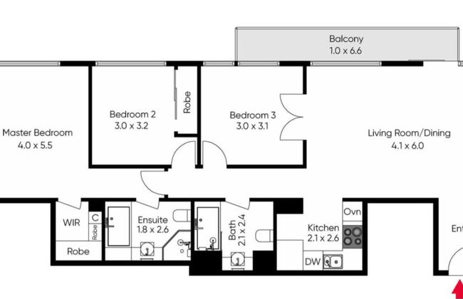 Spacious 3-bed Unit in Melbourne CBD w/ Pool & Gym - Foto 8