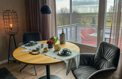 Antares Spiekerooger Gästehaus-Sonnengartenbalkon Süd mit Blick aufs Wattenmeer - Wohnung 7 - Foto 6