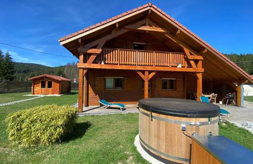 Le Chalet de la Devinière, bain nordique extérieur chauffé - Foto 16