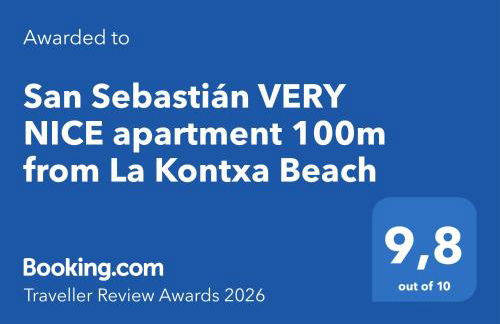 San Sebastián VERY NICE apartment 100m from La Kontxa Beach - Foto 31