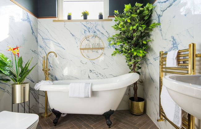 Luxury Versace 1 Bed, Hot Tub, Pool Table, Sky Tv - Foto 16