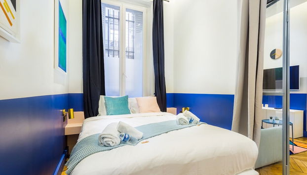 Moderne Apartment - 1br/4p - AC - Champs-elysees - Foto 3, Habitación