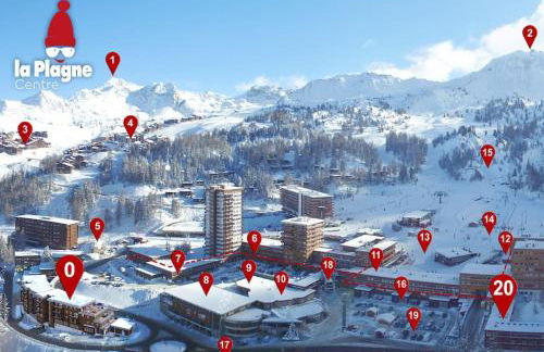 Les Cristaux de La Plagne APPARTEMENT 8 personnes LODGES A505 - Foto 6