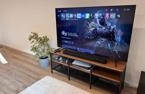 Neu! Große Ferienwohnung 3 Zimmer mit Küche und Bad, 90 qm mit Netflix und PS5 - Photo 12