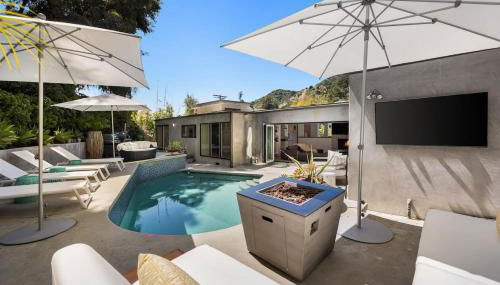 Beverly Hills Canyon Villa by Stay Awhile Villas - Foto 4, Garden, sunbed, Garden view