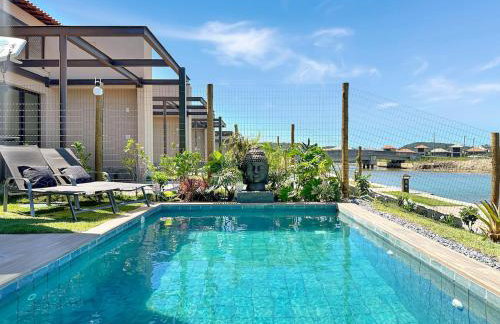 Ofurô - 5 Suítes - Piscina Aquecida - Marina - Condomínio - Foto 1