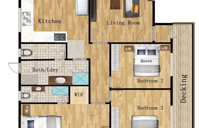 Morwell Pet friendly 3BM House - Photo 16