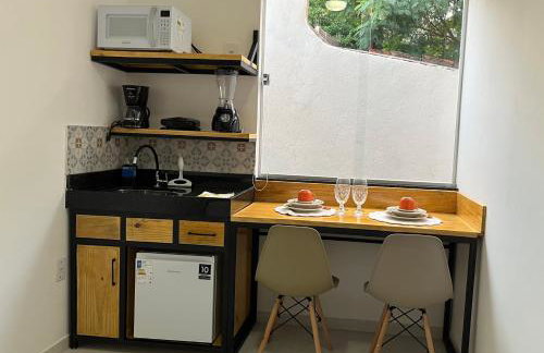 Flat com ar e varanda com linda vista para o Ibituruna, Wi-Fi - Véu de Noiva 204 - Foto 17