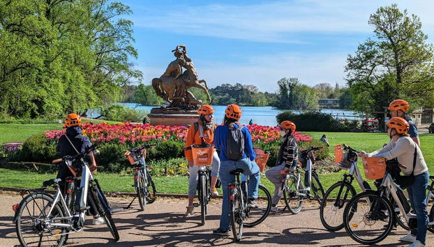 Disfrutando de los parques de Lyon