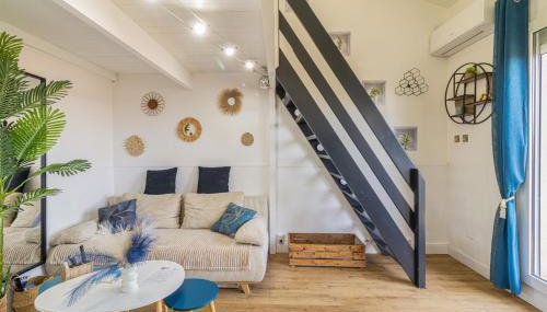 T2 MODERNE VUE MER LES SABLETTES CLIM- WiFi- PARKING - Foto 3