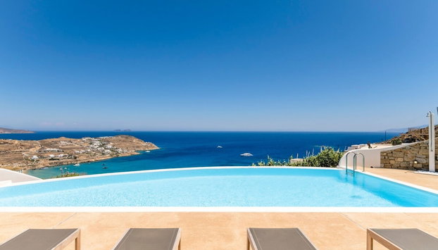 Luxury Villa With Stunning Views Above Kalo Livadi - Foto 4, Habitación