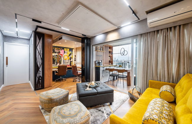 Stunning Views | Luxurious Apartment with Marginal Pinheiros View at River One Residencial by Okaeri Home Apartments - Foto 1