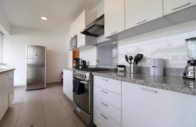 w Radiant 2BR w Modern Terrace in Miraflores - Foto 3