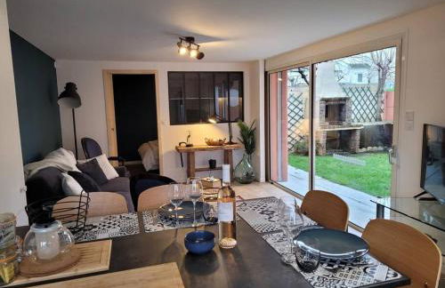 L'atelier, appart avec jardin à 100 m de la mer. - Foto 9